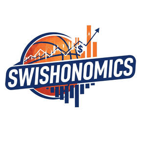 swishonomics logo of a basketball
